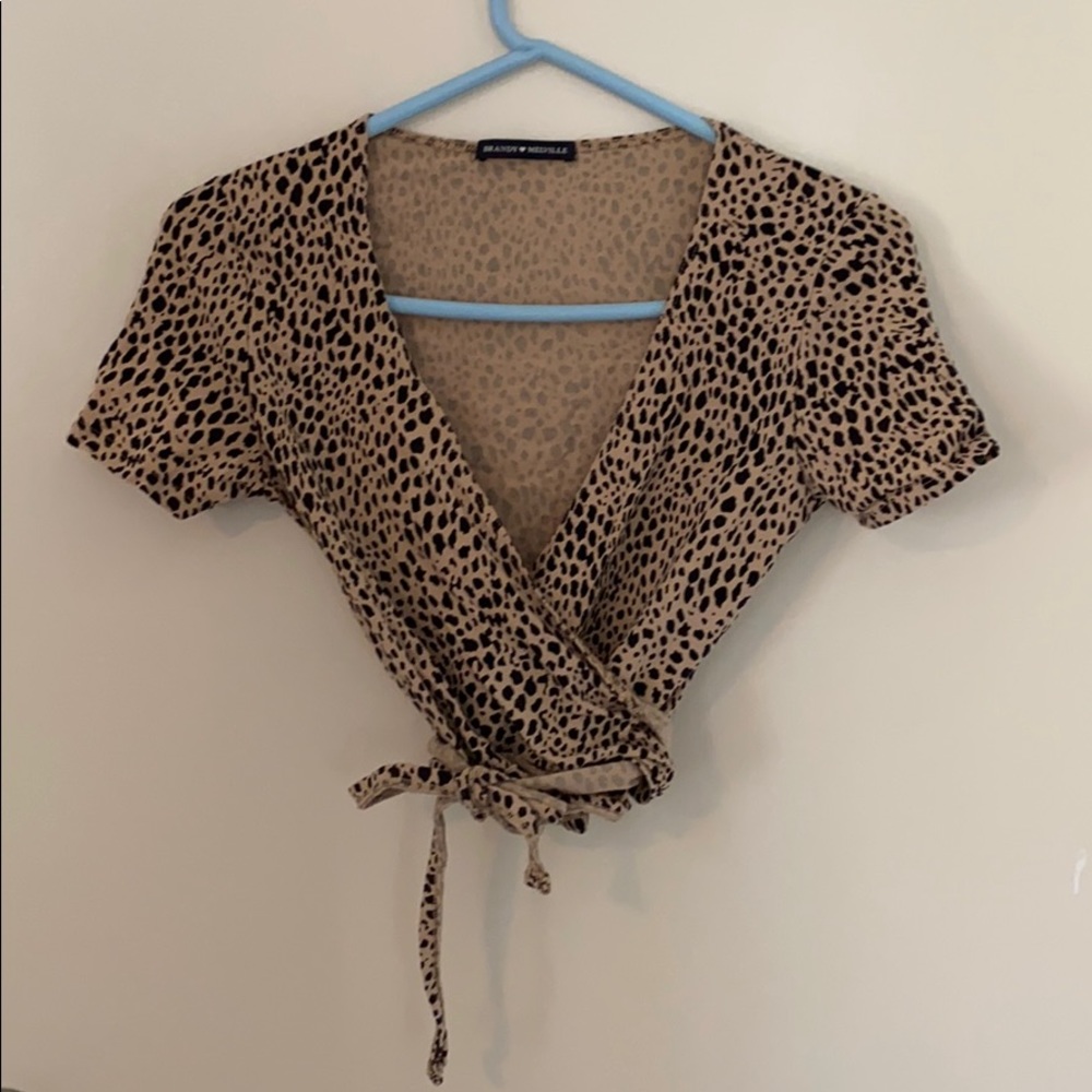 Brandy Melville Wrap Around Top